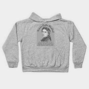 Victoria Woodhull Portrait and Quote Kids Hoodie